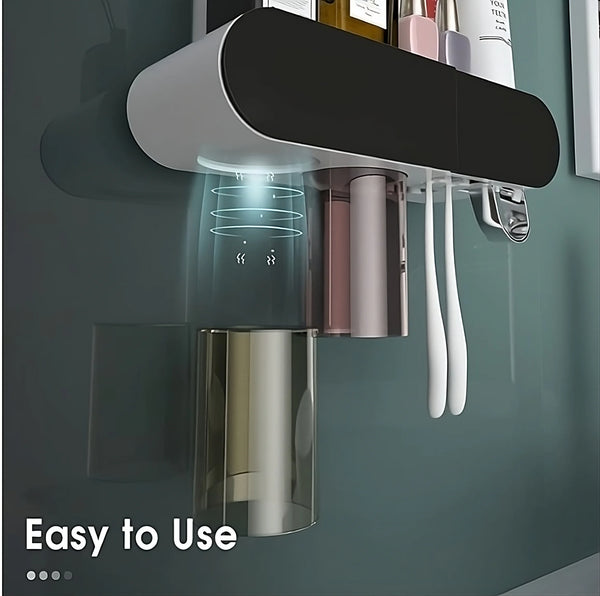 Convenient Toothbrush and Cosmetics Organizer