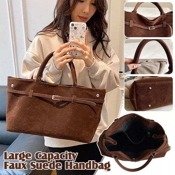 2025 Hot Sale 2025 LuxeSuede Tote Vibe Portable Shoulder Bag