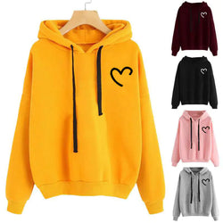 Fleece Hooded Women's Clothing Sweater Top